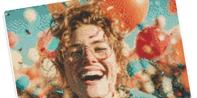 Diamond painting customer preview